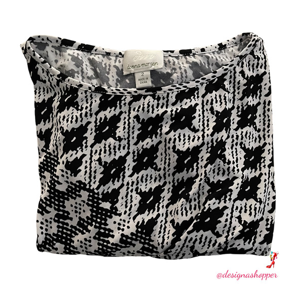 Donna Morgan Black & White Cute dress Size 2 XS - Picture 9 of 9